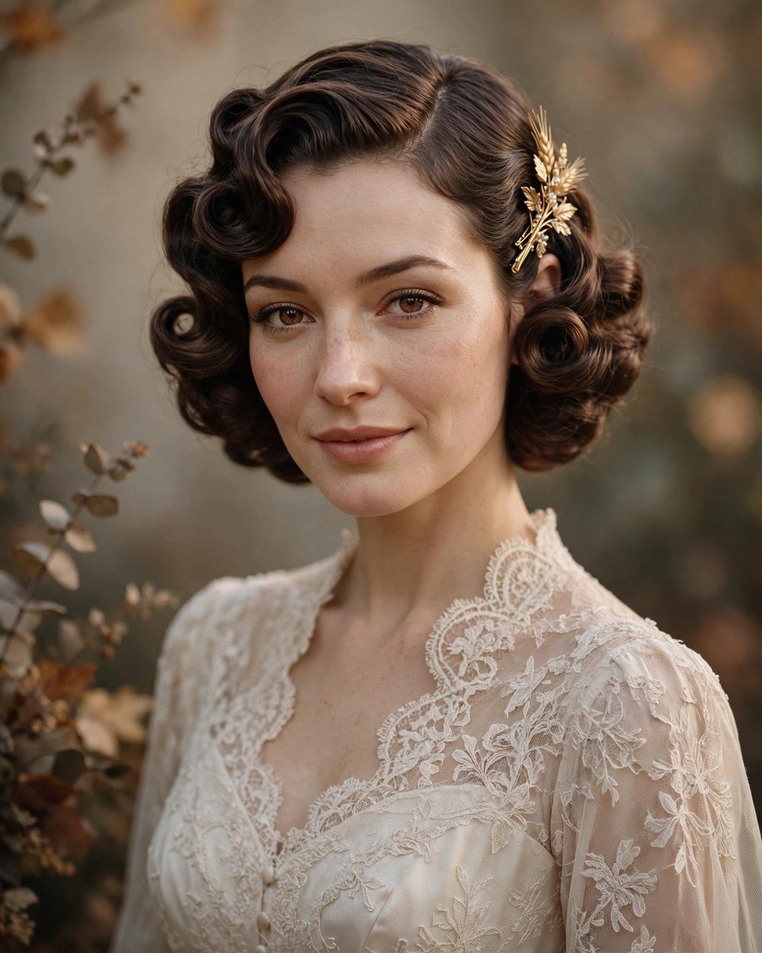 Vintage Curls for Short Hair